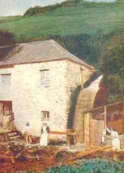 Hele Mill c1870 (Postcard, Hele Mill)