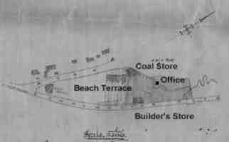 Plan of the beach area 1906 (J Moore, deeds)