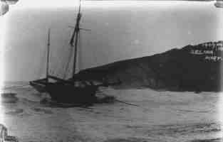 The Selina Maryat Hele Beach in 1909 (C Hancock)